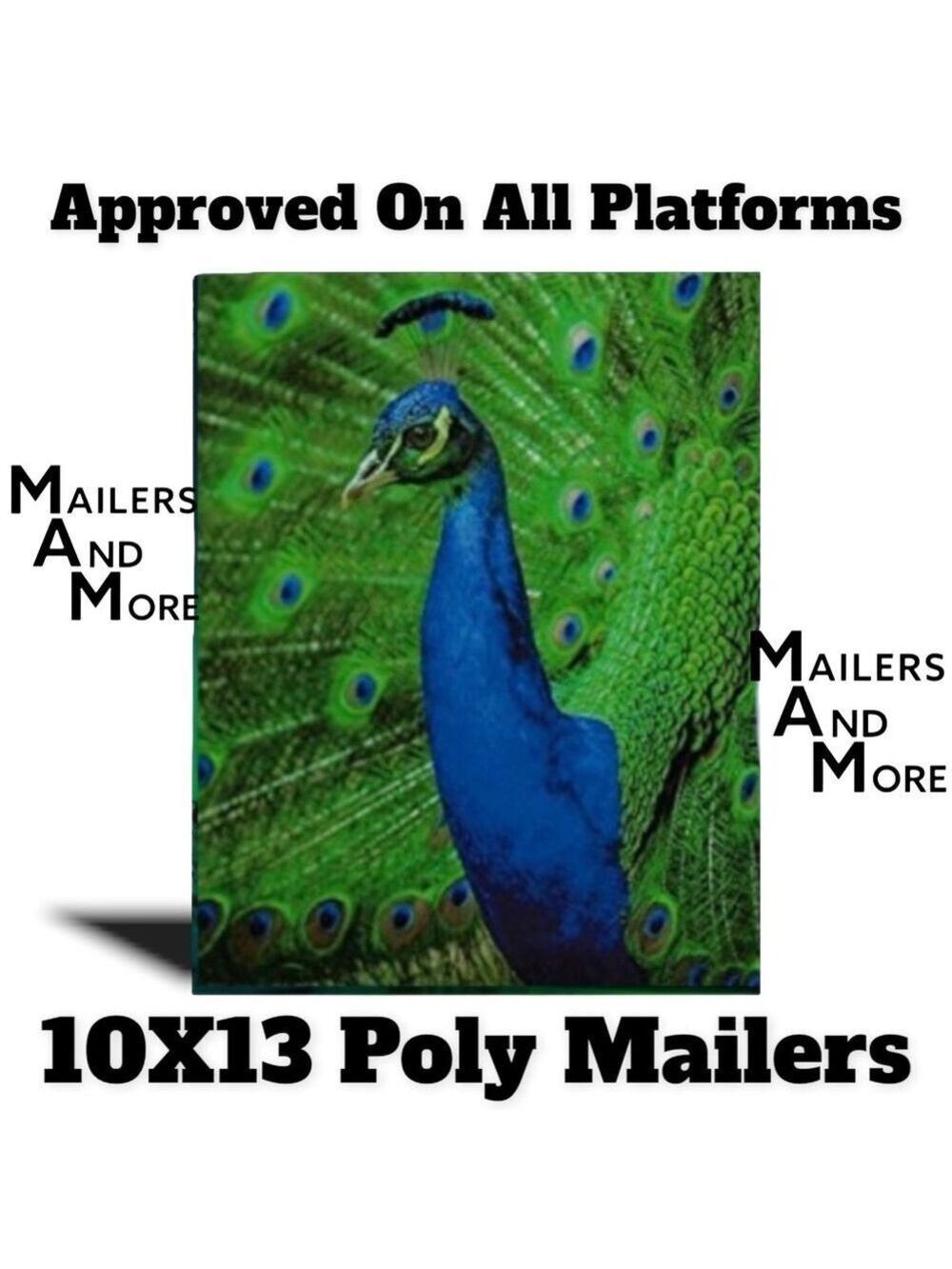 25 10X13 Poly Mailers Royal Peacock PRICE IS FIRM - Picture 8 of 13